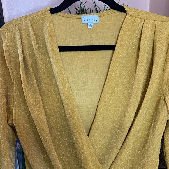 Kit+Sky Bodysuit Color Mustard - Picture 2 of 6